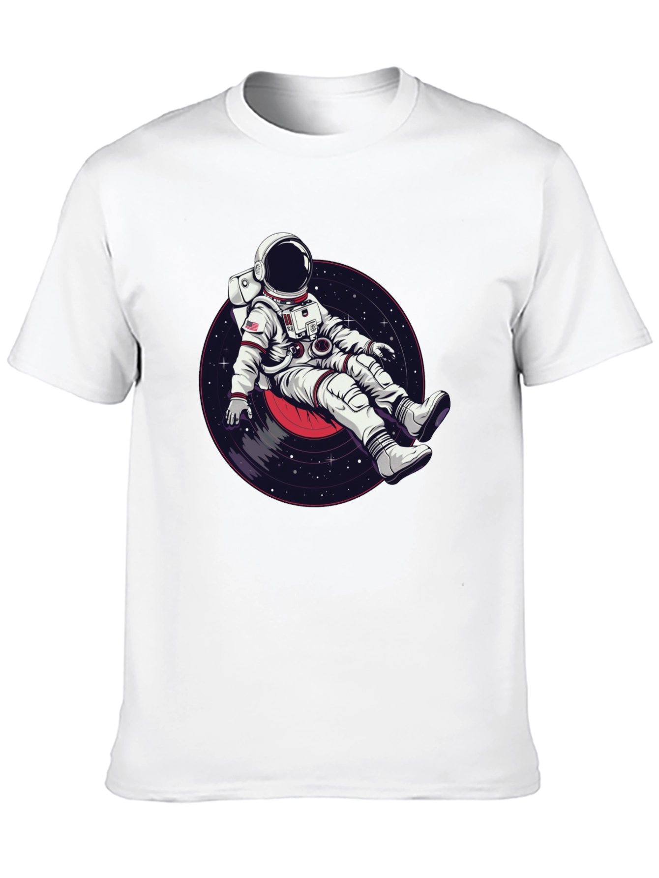 Astronaut Record T-Shirt - Space Music
