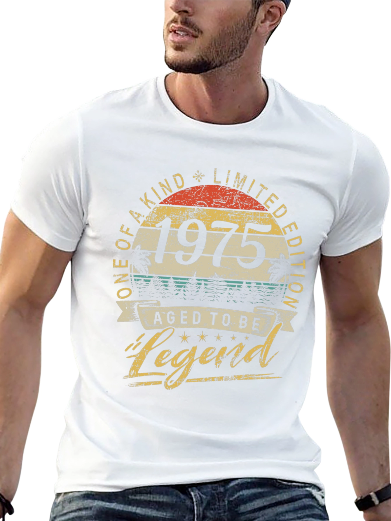 1975 Aged to Be Legend Black T-Shirt