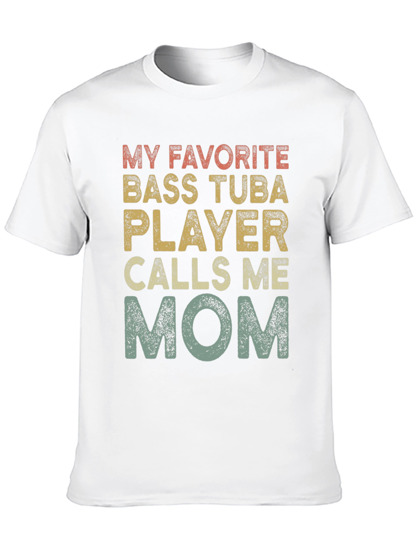Bass Tuba Player Mom Tee - Band Parent Pride