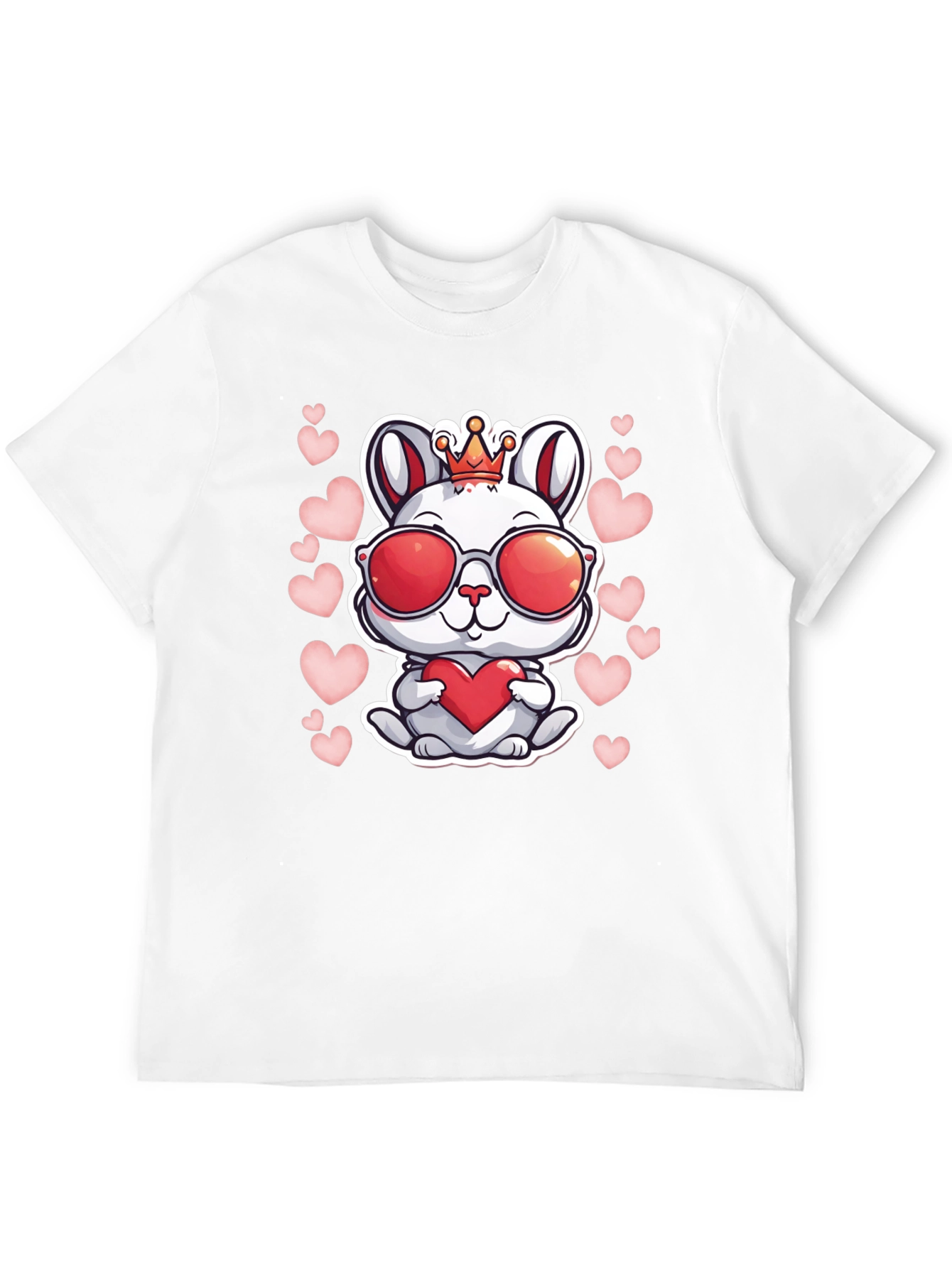 Cute Bunny Valentines Day T-Shirt