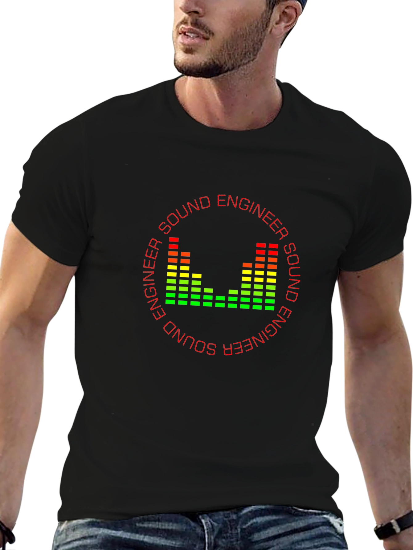 Sound Engineer Graphic T-Shirt - Audio Tech Tee