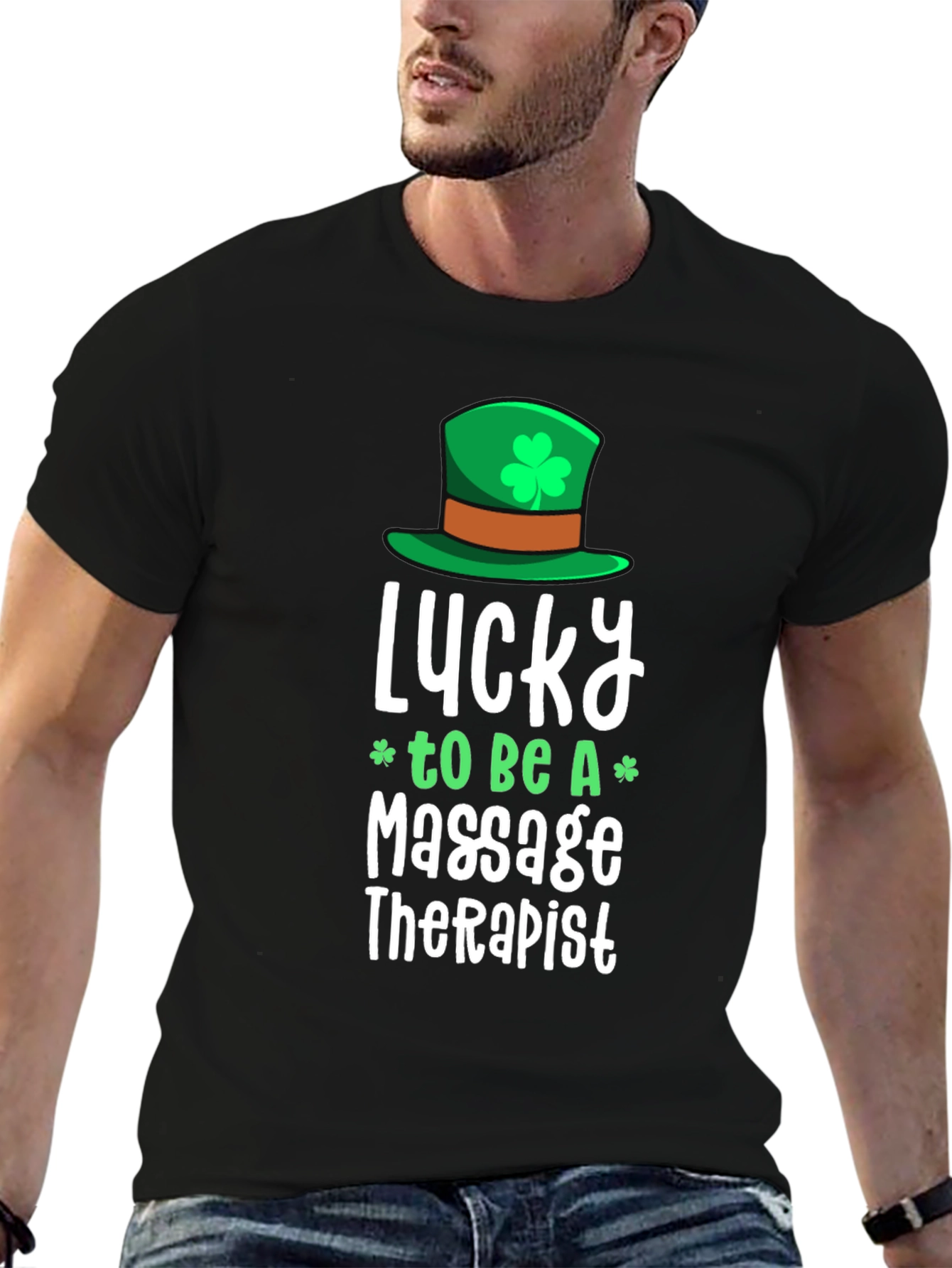 Lucky Massage Therapist St. Patricks Day T-Shirt