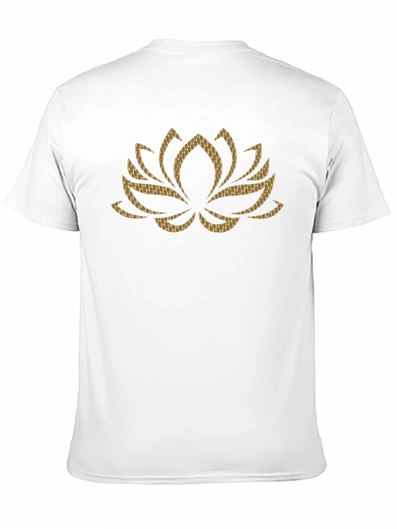 Lotus Flower Graphic Tee - Stylish Black T-Shirt