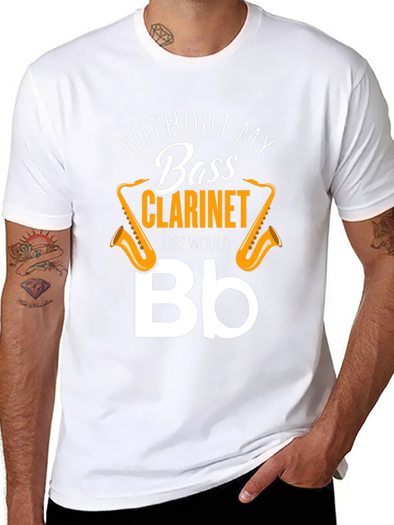 Bass Clarinet T-Shirt - Musical Instrument Humor