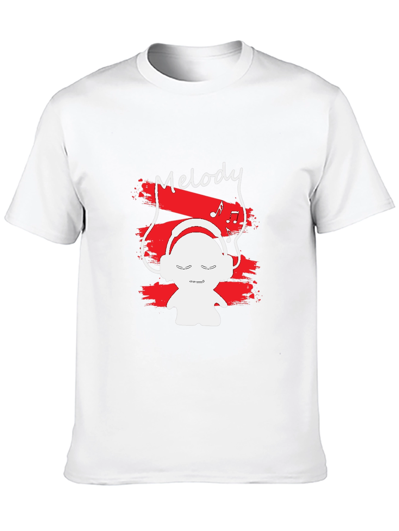 Melody Music Lover T-Shirt - Black Graphic Tee