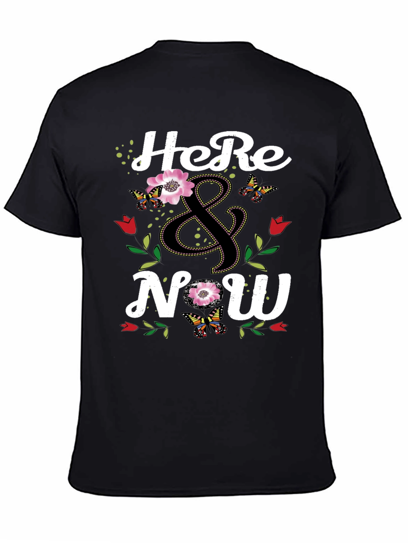 Here & Now Floral Butterfly Graphic Tee