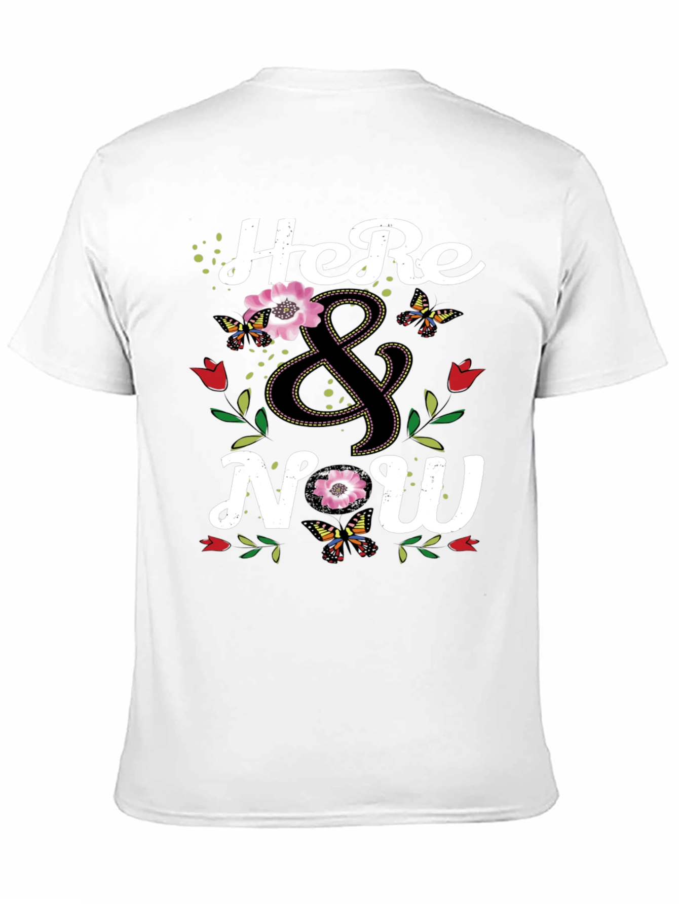 Here & Now Floral Butterfly Graphic Tee