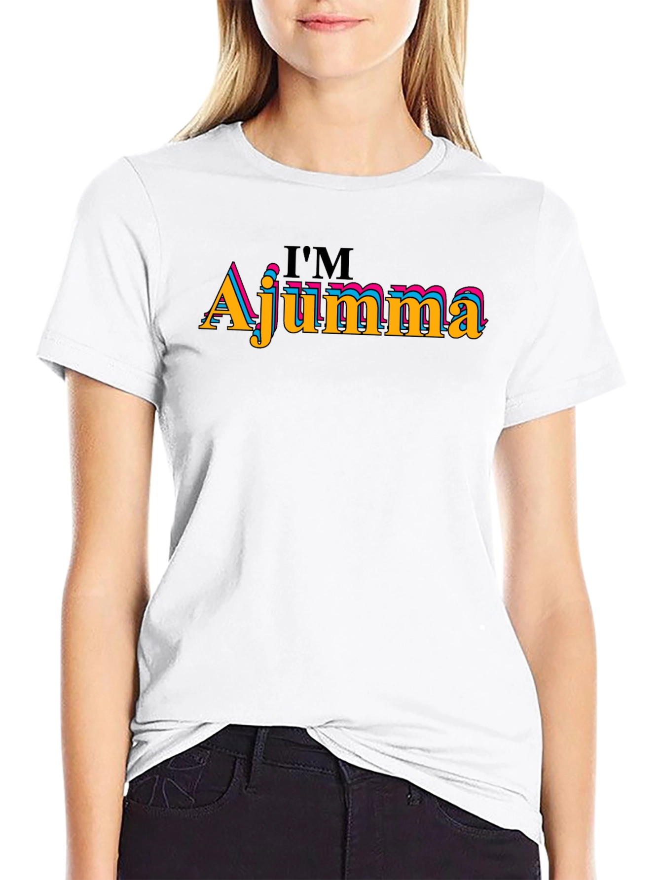 Im Ajumma T-Shirt Funny Korean Mom Graphic Tee