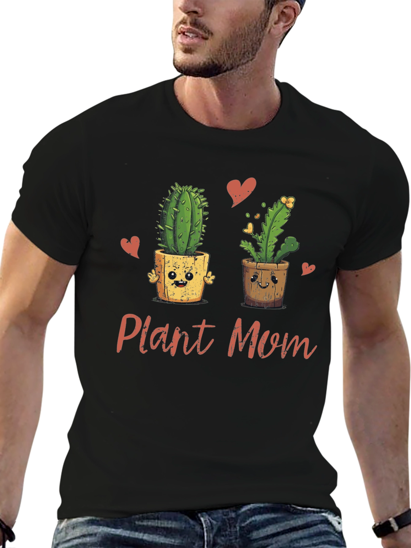 Plant Mom Cactus Graphic Tee