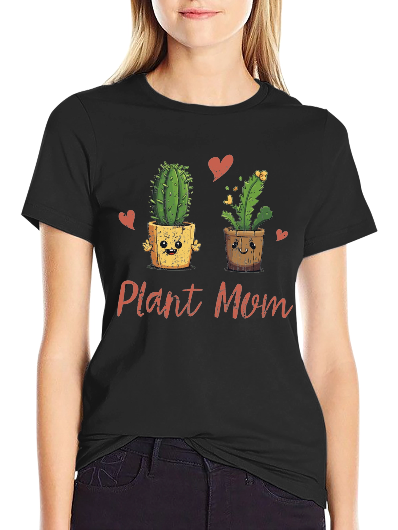 Plant Mom Cactus Graphic Tee