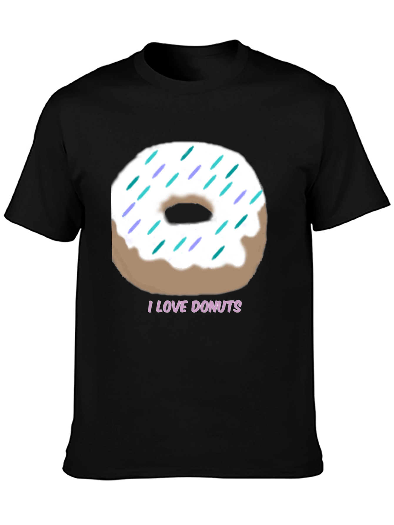I Love Donuts Graphic Tee - Casual Comfort
