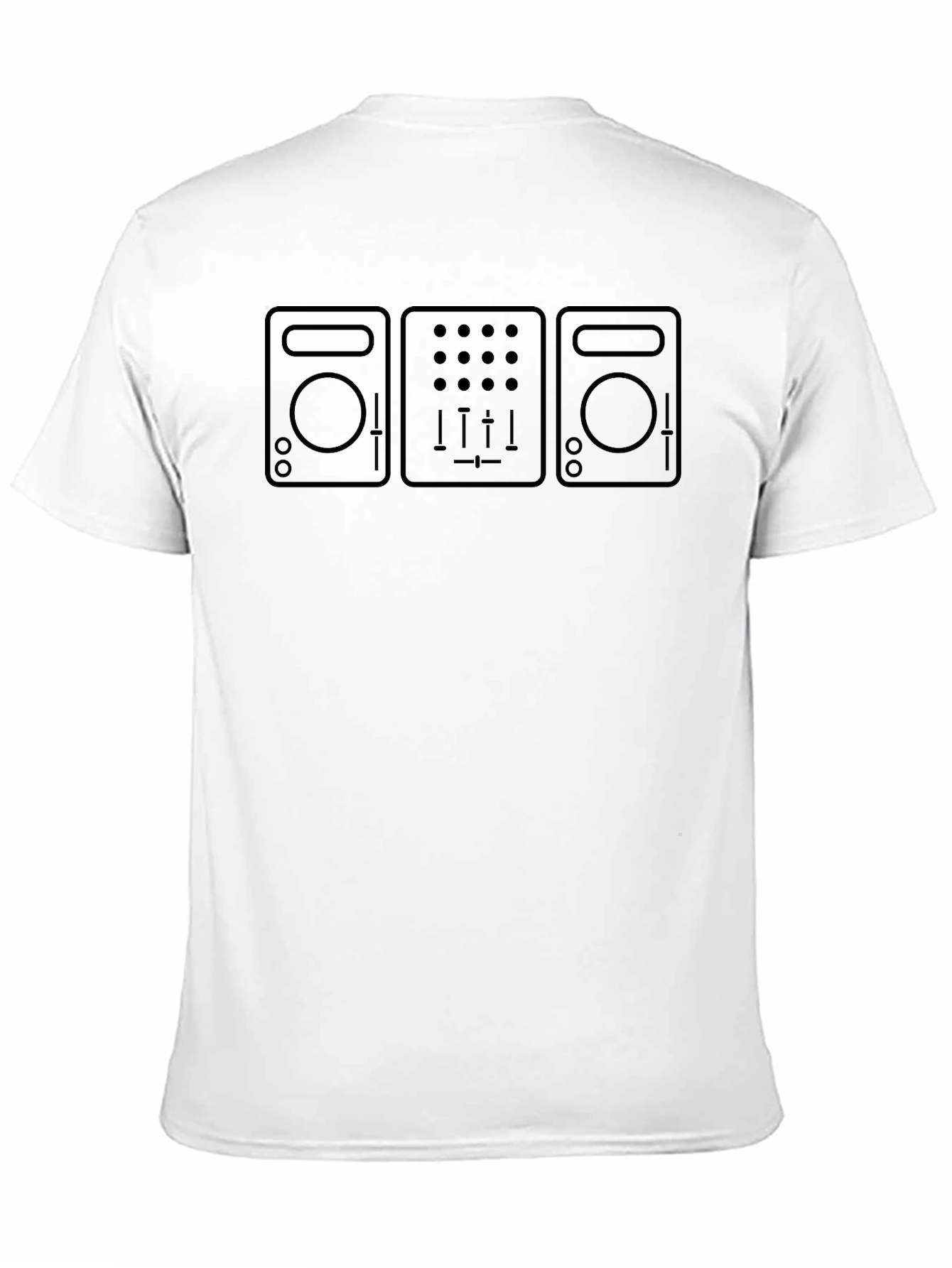 DJ Mixer Graphic T-Shirt - Black