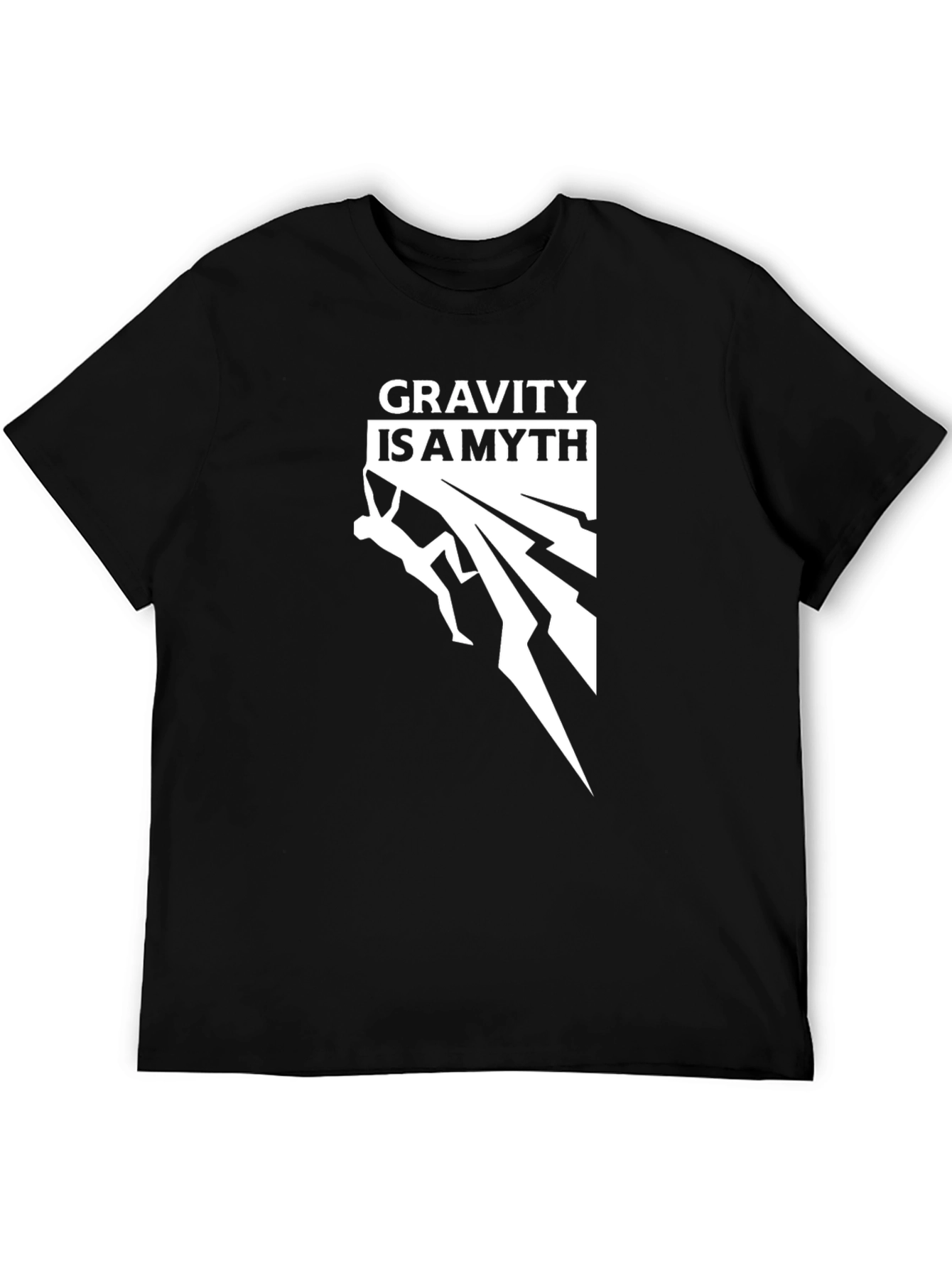 Gravity is a Myth Climbing Graphic Tee
