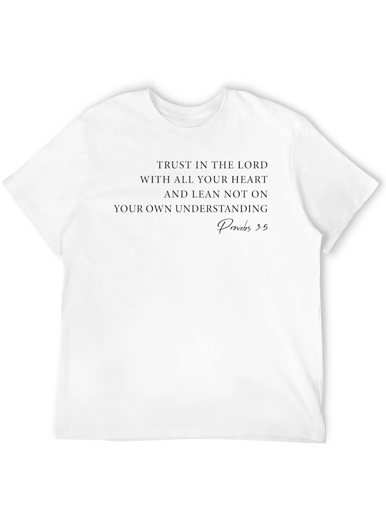 Faith-Inspired Tee: Trust in The Lord Proverbs 3:5