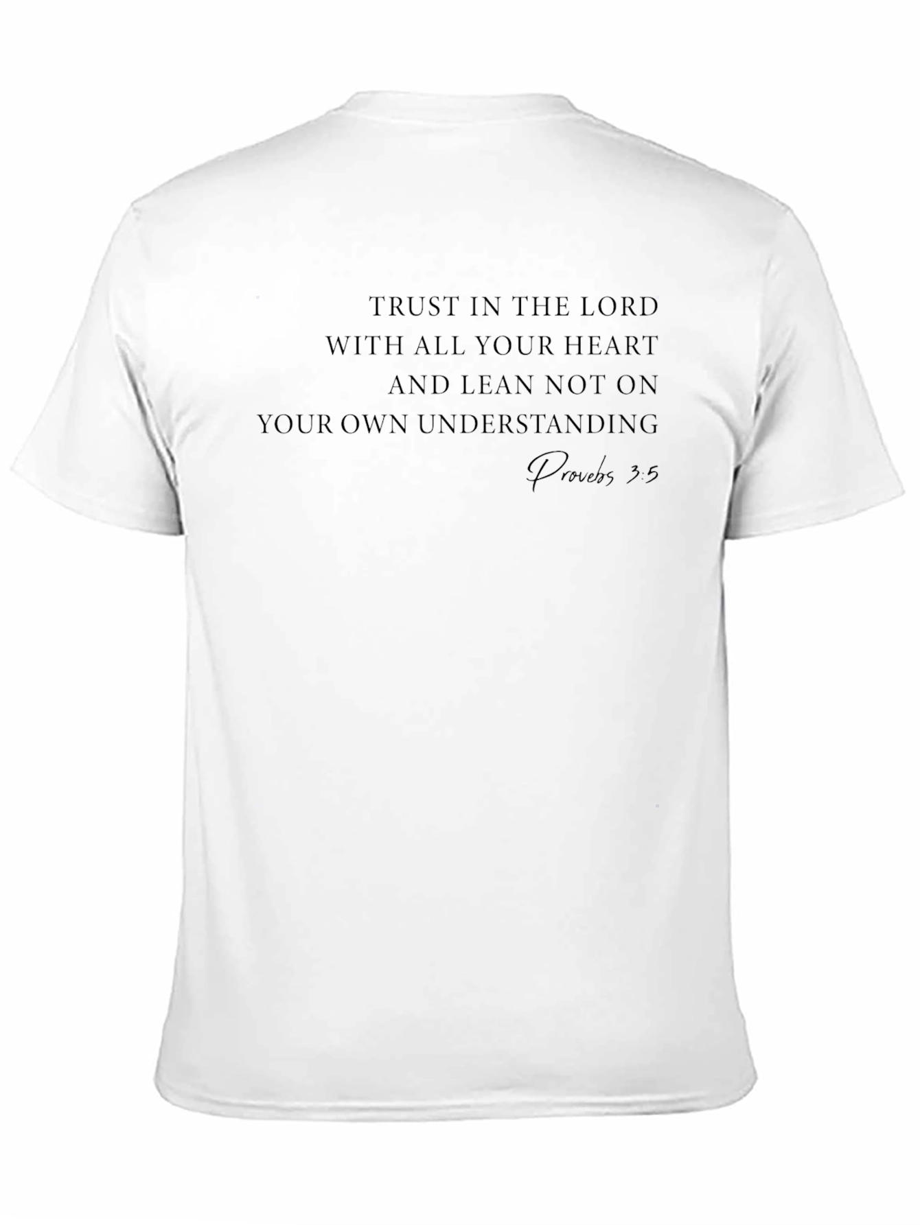 Faith-Inspired Tee: Trust in The Lord Proverbs 3:5