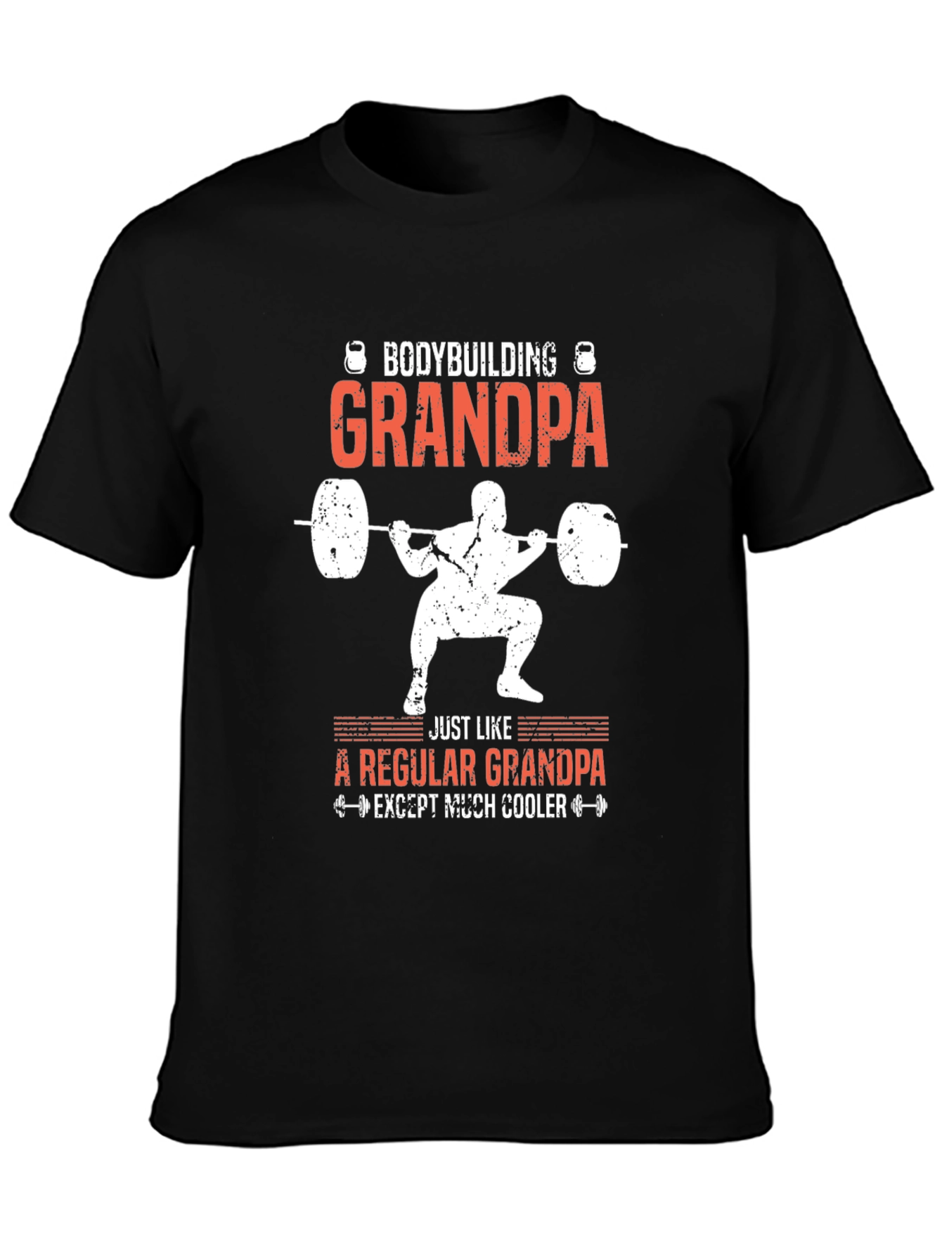 Bodybuilding Grandpa T-Shirt - Cool Weightlifting Design