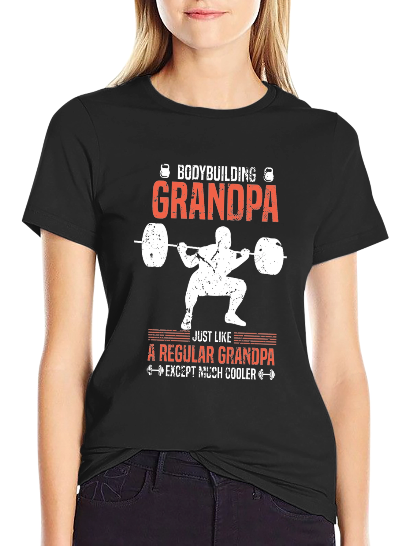 Bodybuilding Grandpa T-Shirt - Cool Weightlifting Design