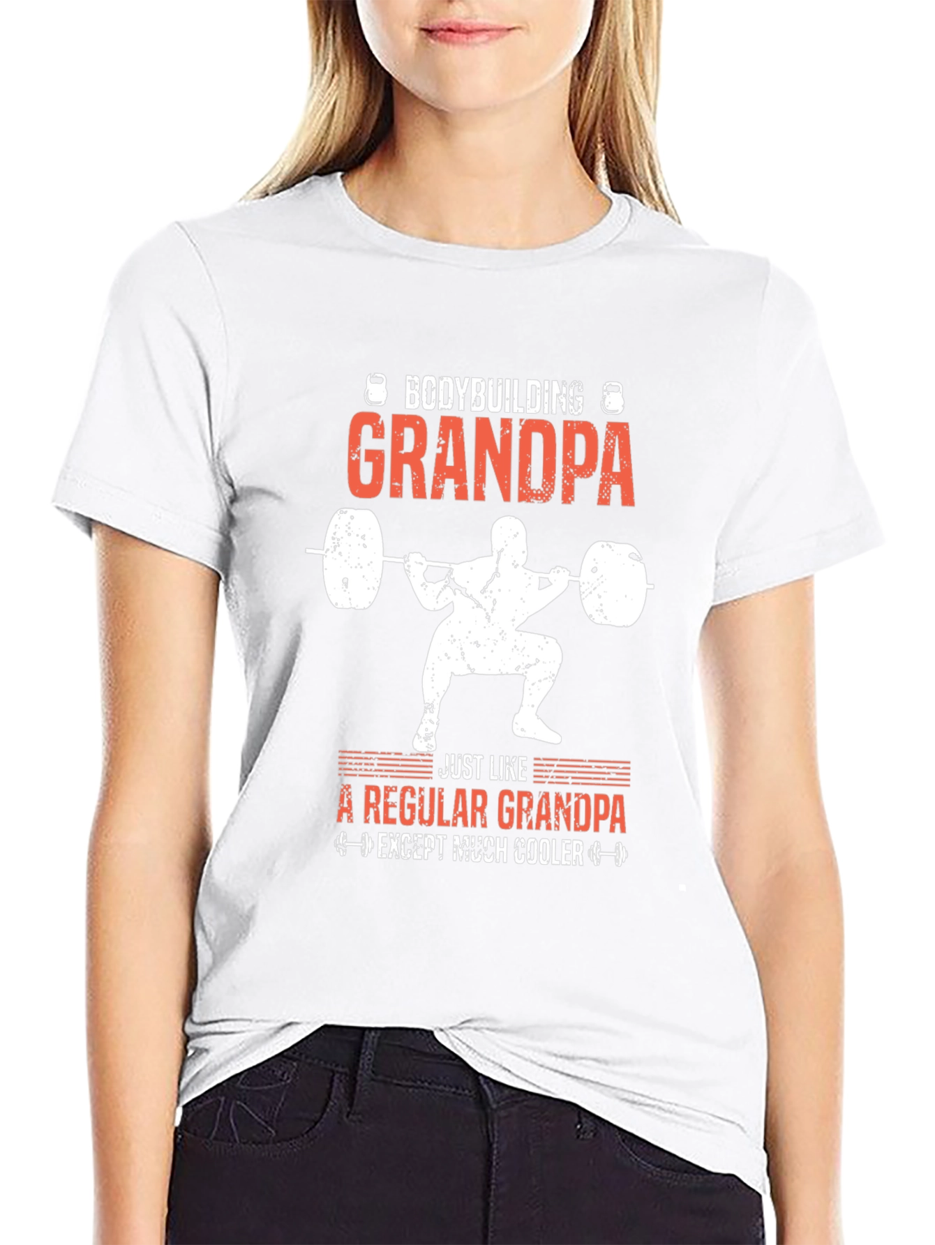 Bodybuilding Grandpa T-Shirt - Cool Weightlifting Design