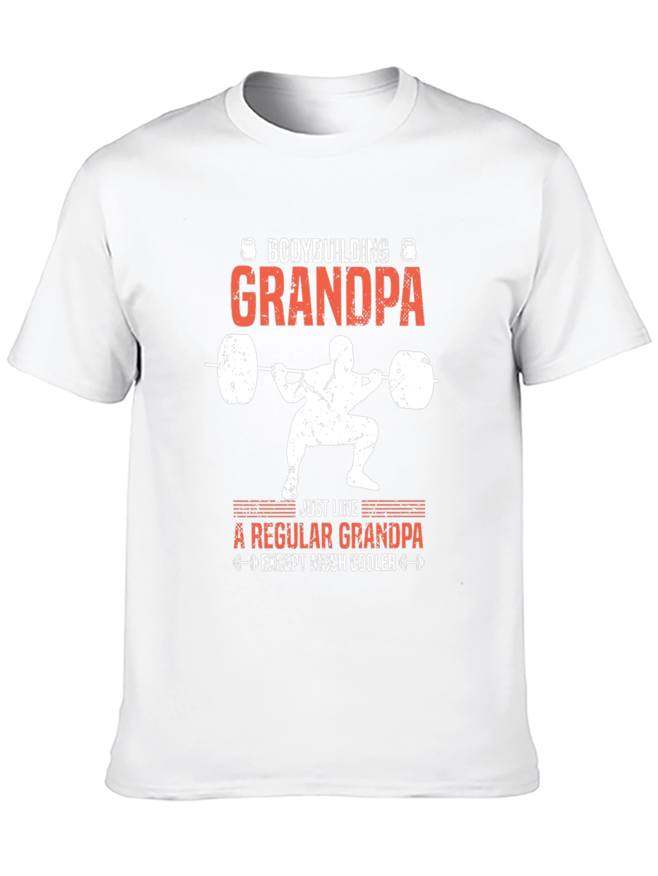 Bodybuilding Grandpa T-Shirt - Cool Weightlifting Design