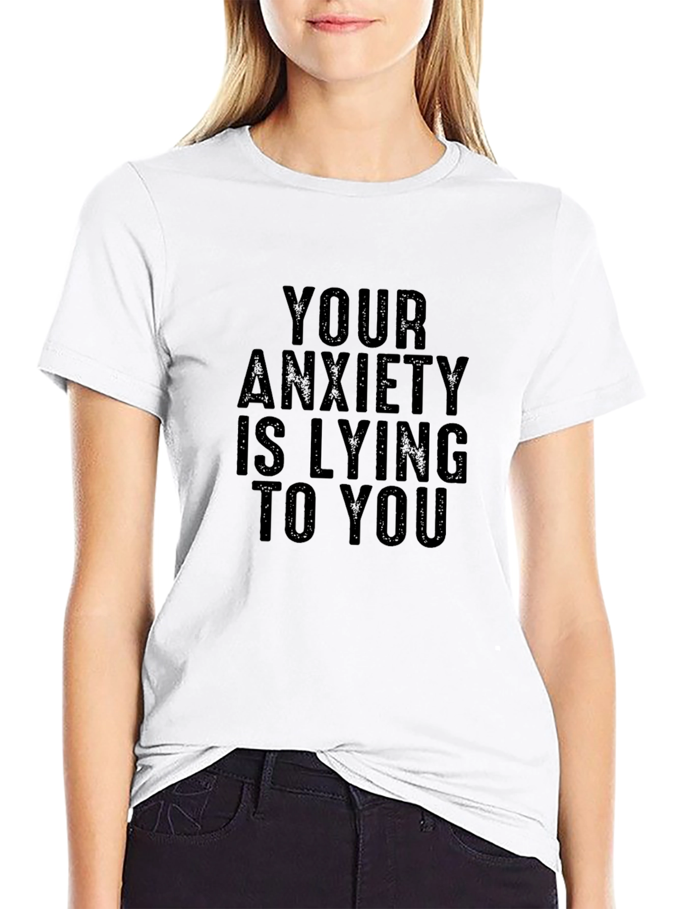 Anxiety Truth T-Shirt - Black Graphic Tee