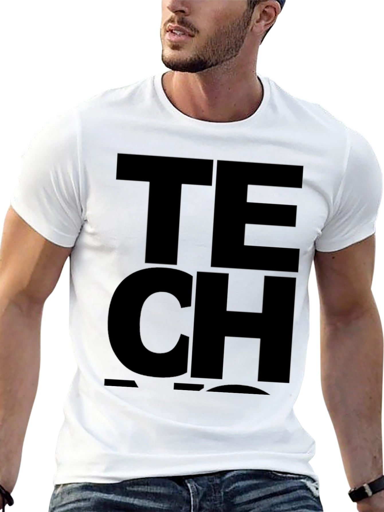 Tech T-Shirt - Bold Graphic Tee