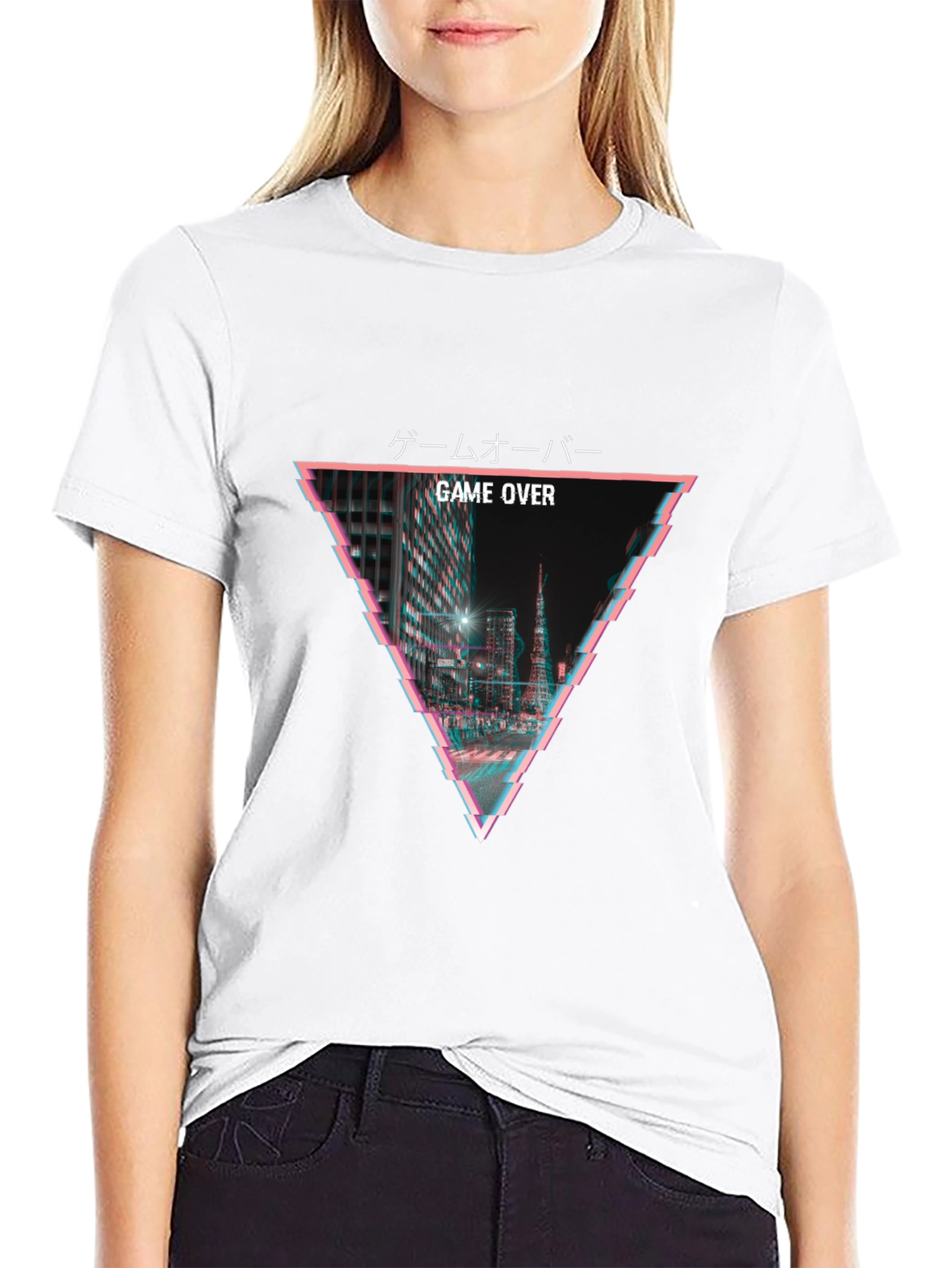 Game Over Retro T-Shirt - Tokyo Glitch Design