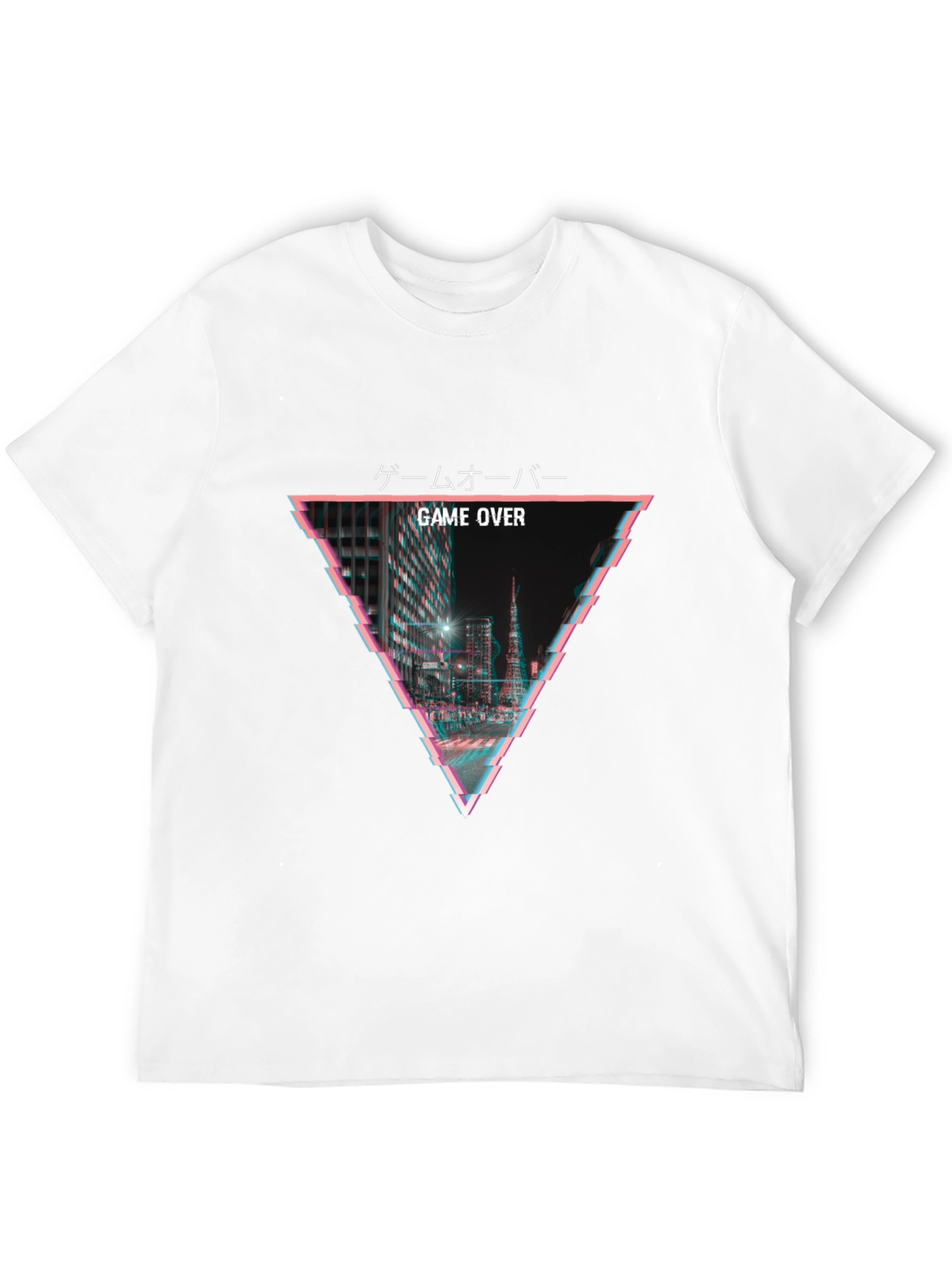 Game Over Retro T-Shirt - Tokyo Glitch Design