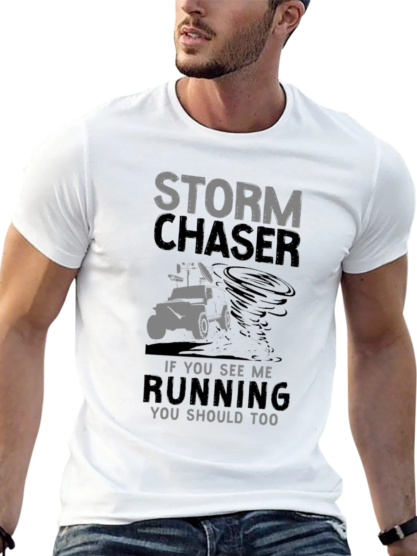 Storm Chaser Graphic Tee - Run Away!