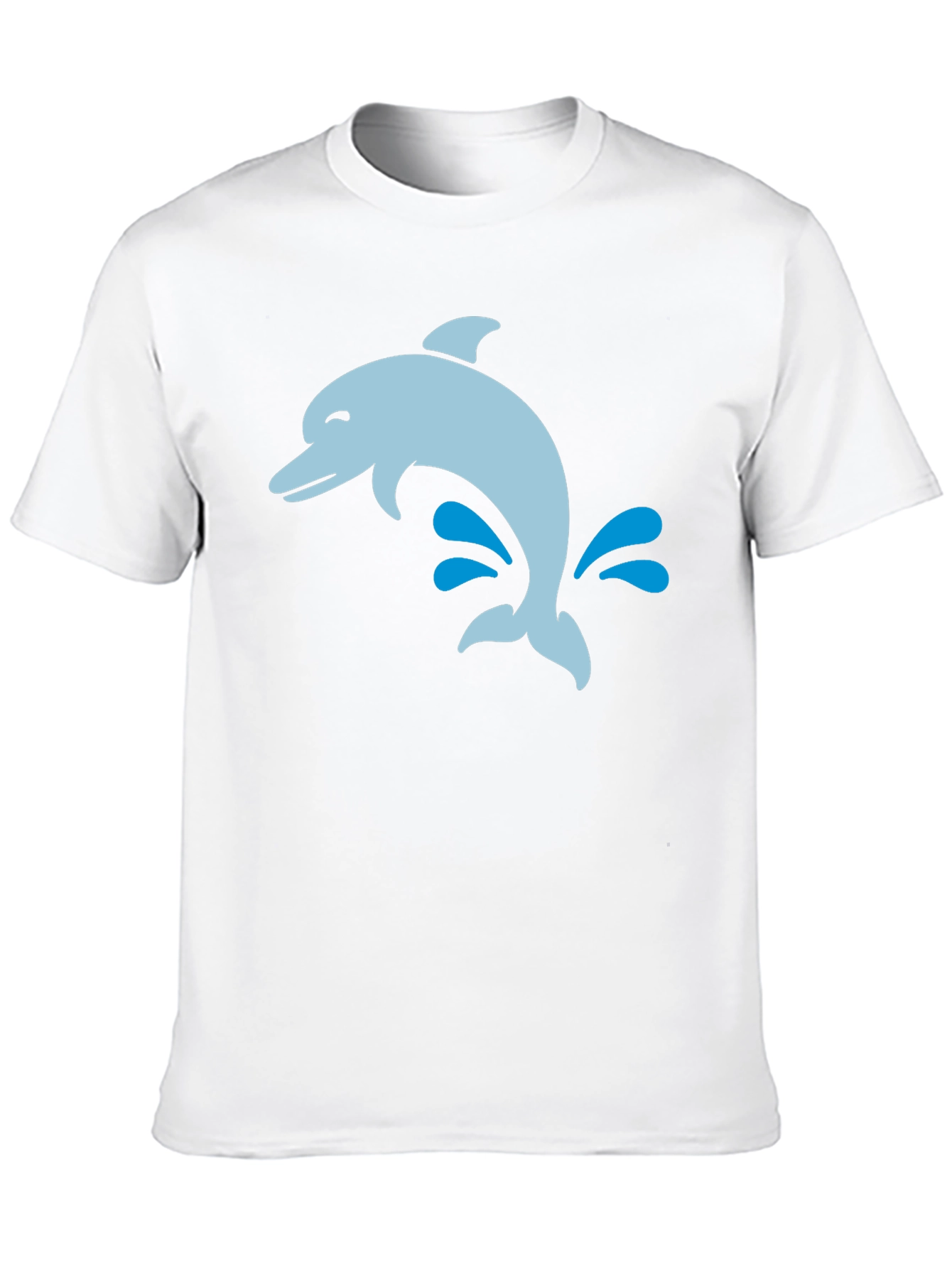 Dolphin Splash Black T-Shirt