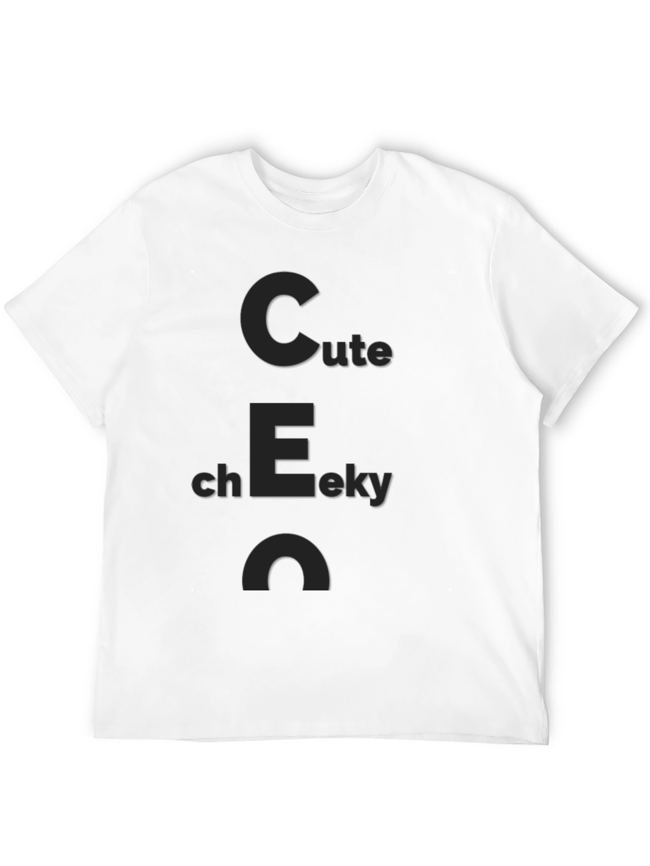 Cute Cheeky CEO Black T-Shirt