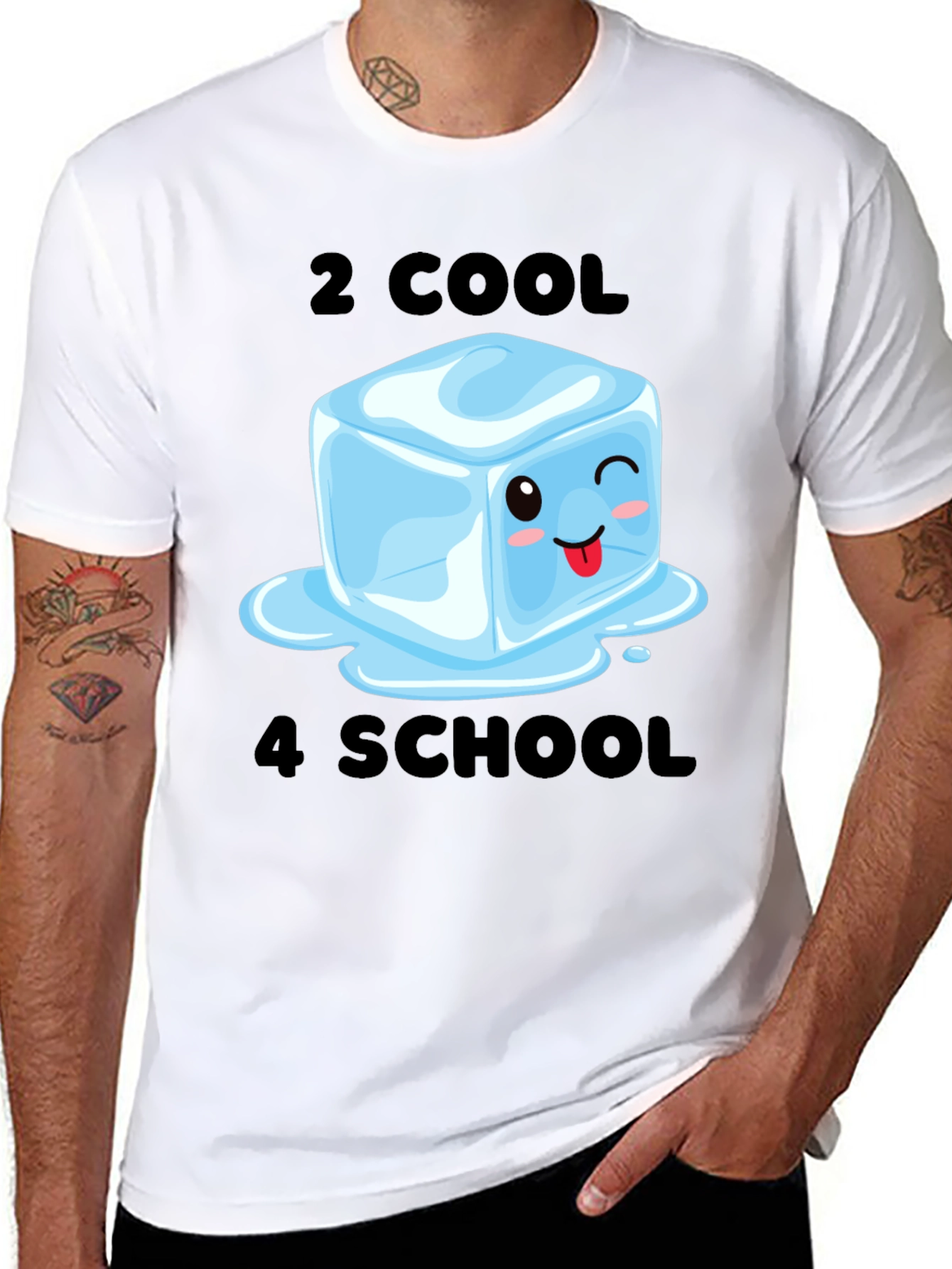 2 Cool 4 School Graphic T-Shirt