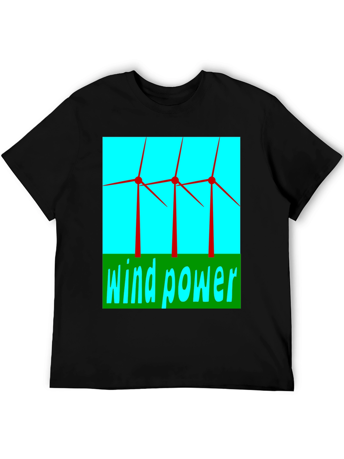 Wind Power T-Shirt - Green Energy