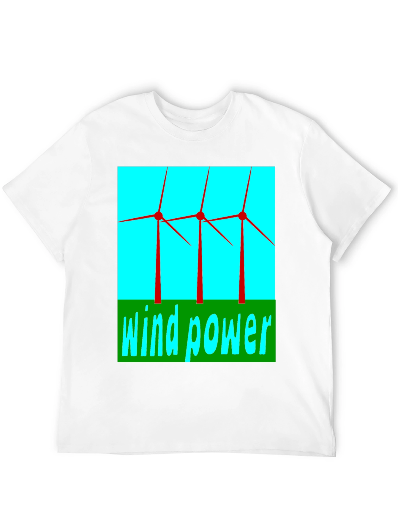 Wind Power T-Shirt - Green Energy