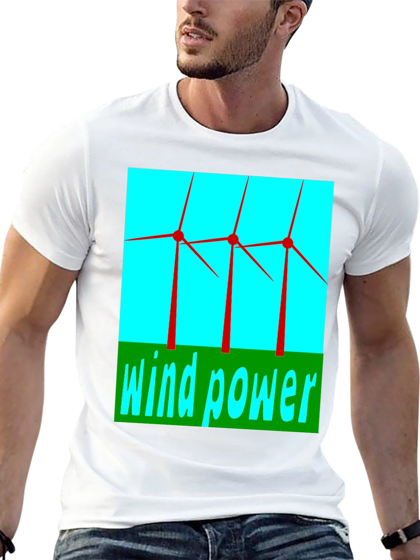 Wind Power T-Shirt - Green Energy