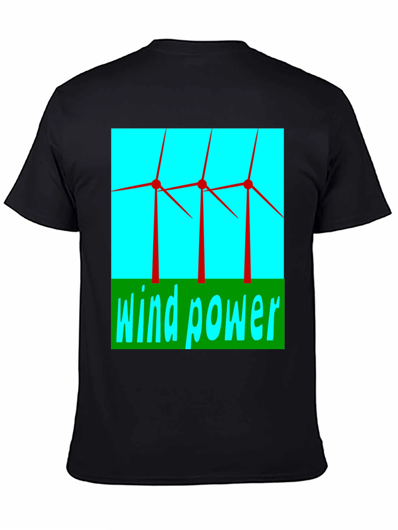 Wind Power T-Shirt - Green Energy