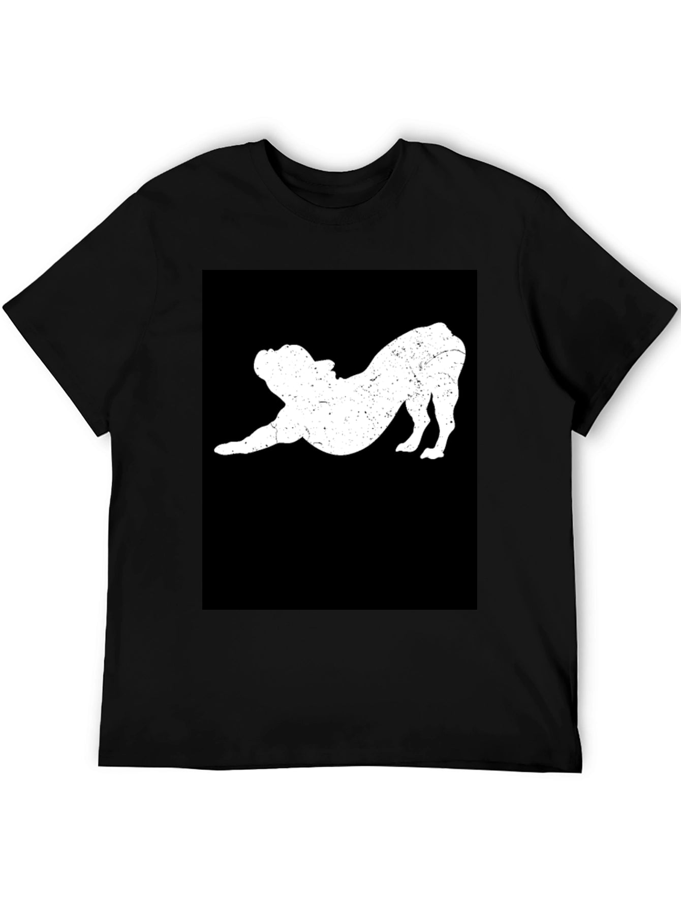 Bulldog Stretch Black T-Shirt - Comfort Fit