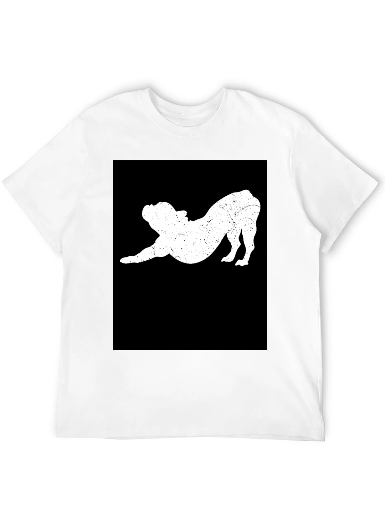Bulldog Stretch Black T-Shirt - Comfort Fit