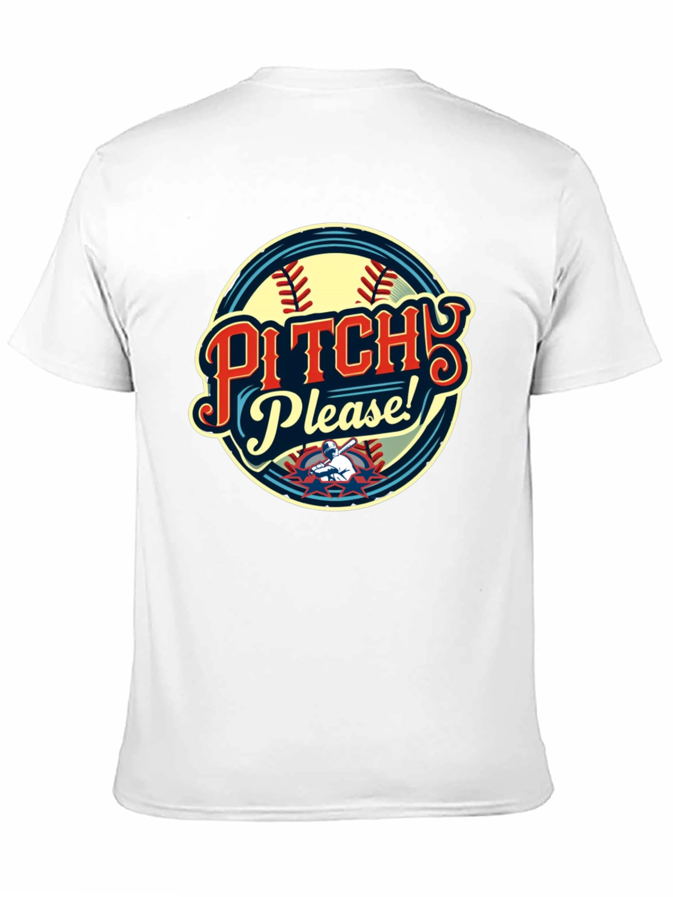 Pitch Please Baseball Graphic T-Shirt
