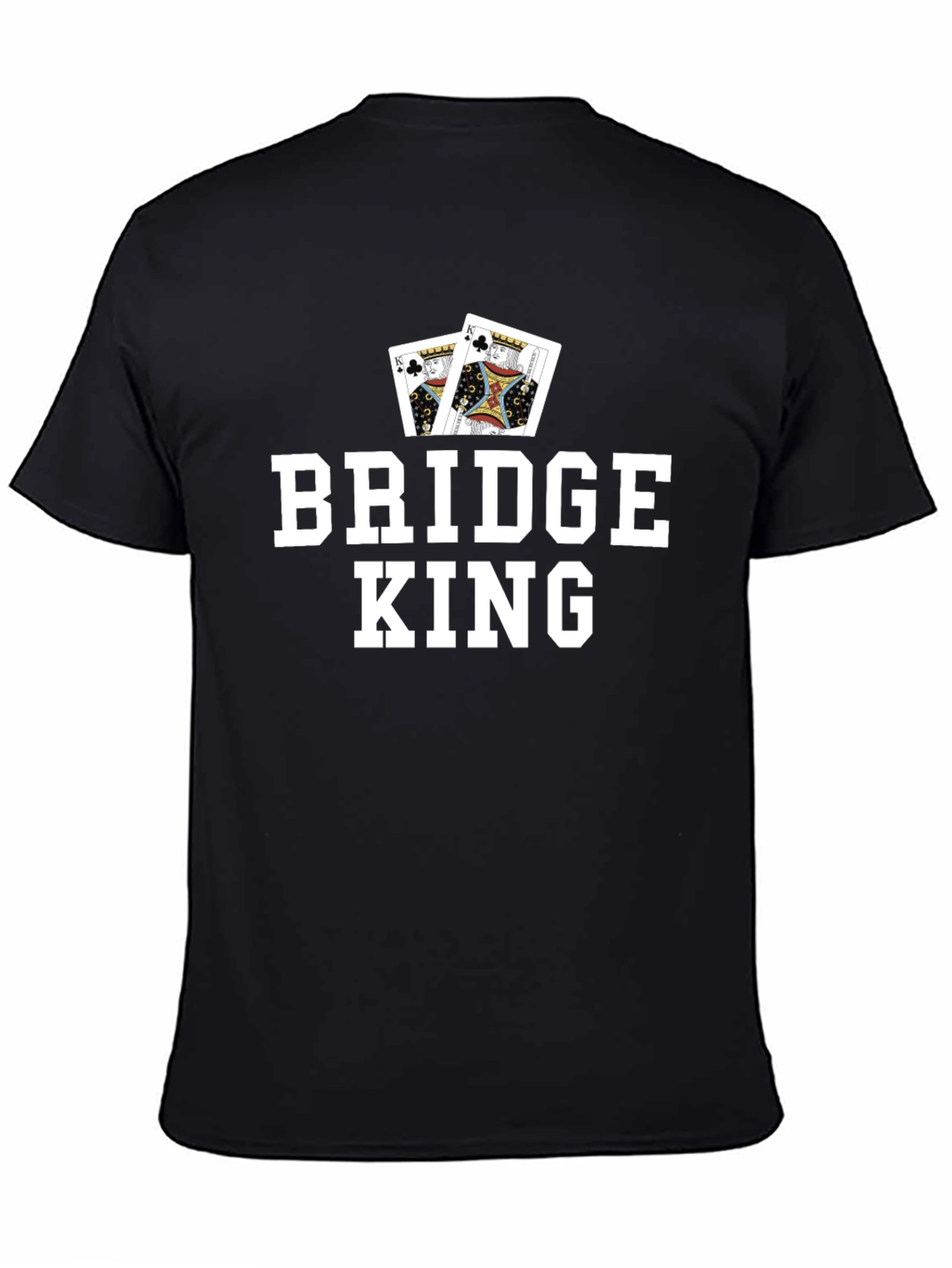 Bridge King Graphic Tee - Card Game T-Shirt