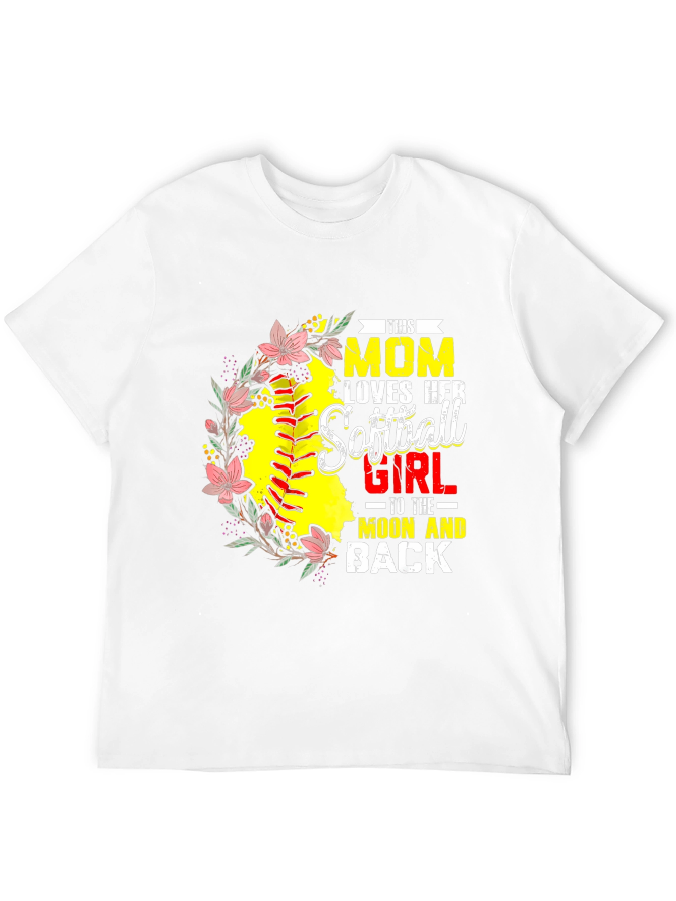 Softball Mom Graphic Tee - Gift for Mom