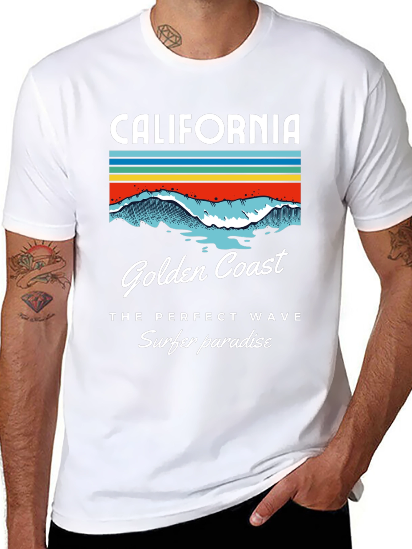 California Golden Coast Surf T-Shirt