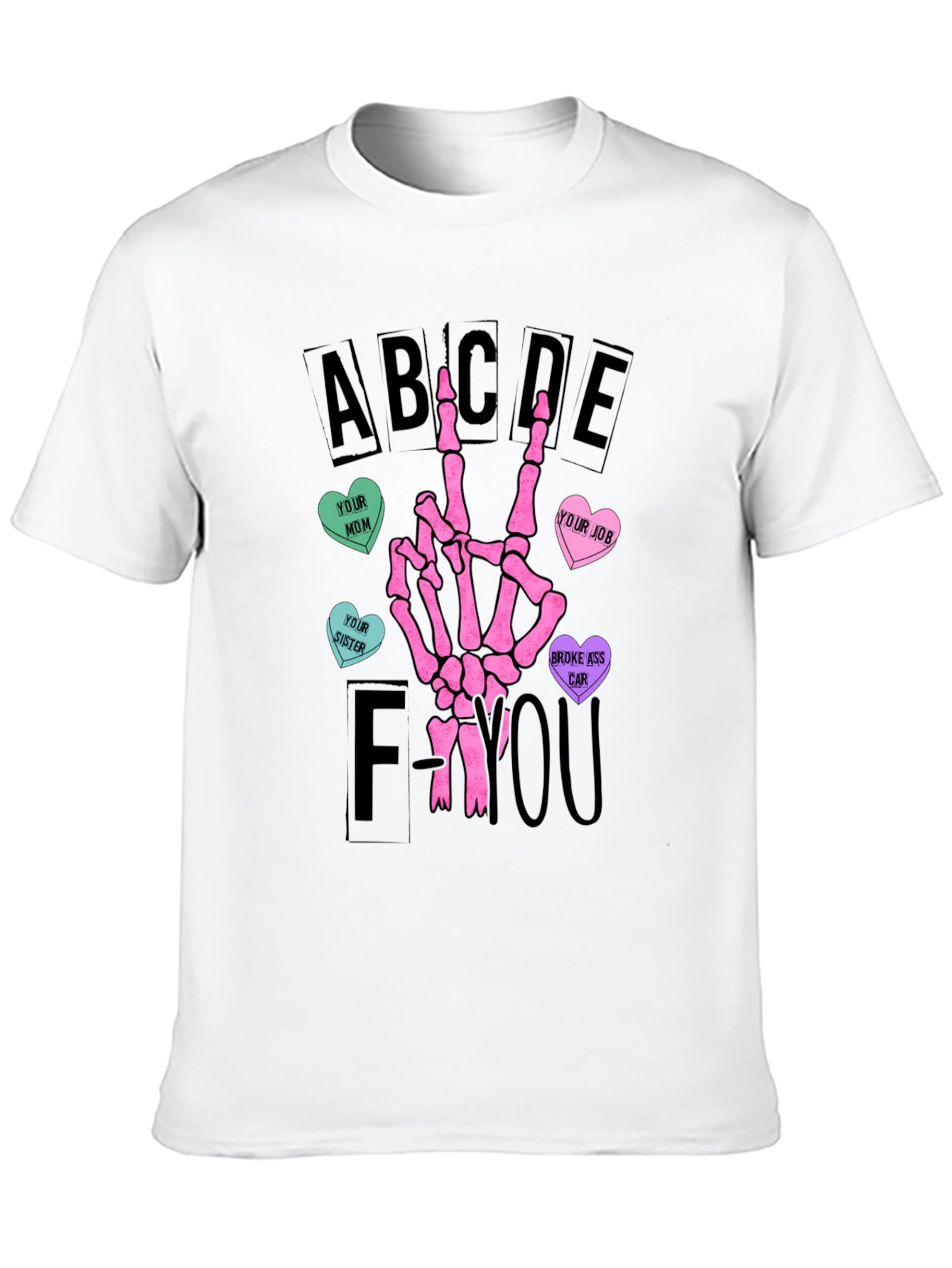 Skeleton Hand Valentines Day T-Shirt