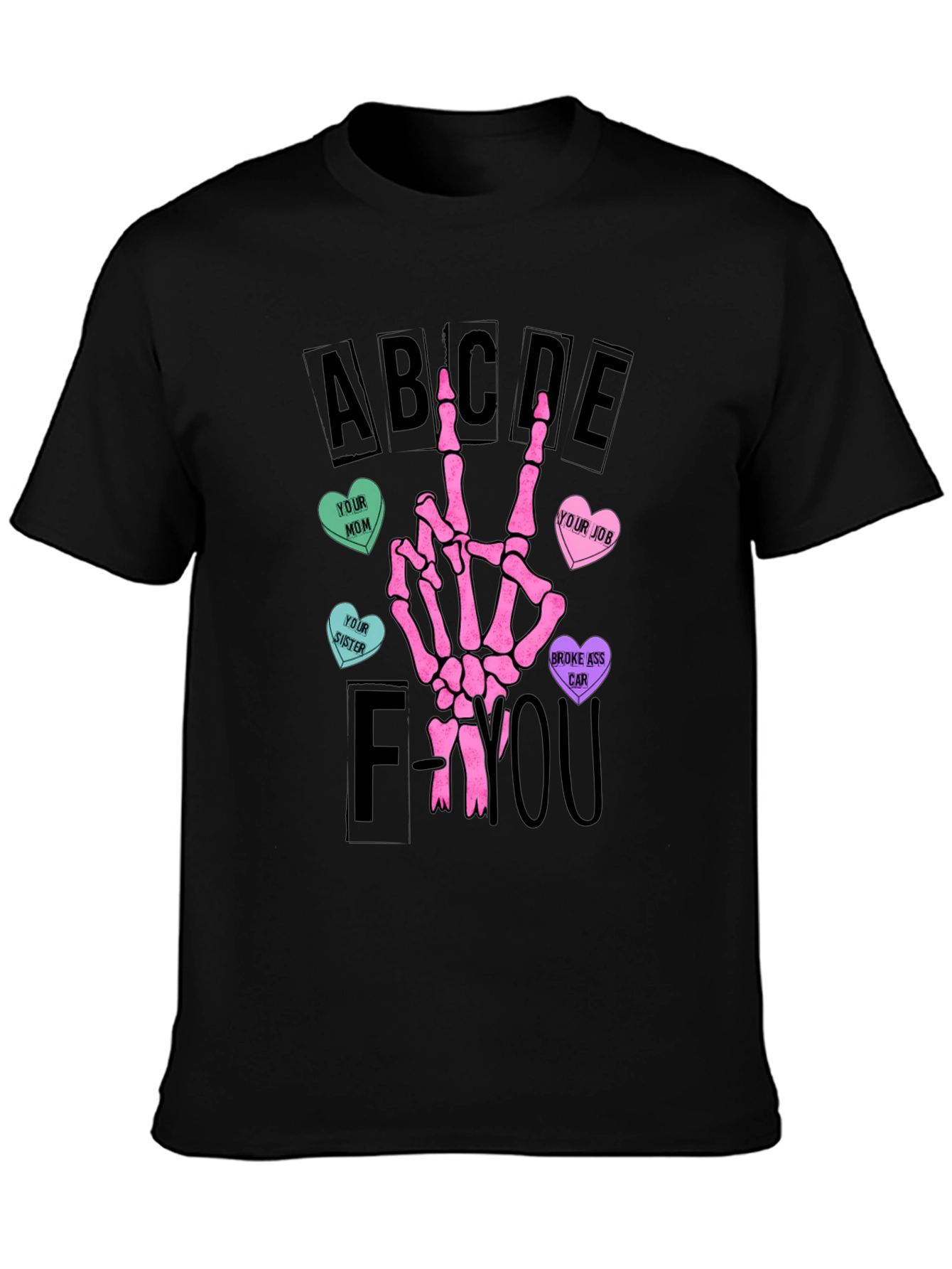 Skeleton Hand Valentines Day T-Shirt