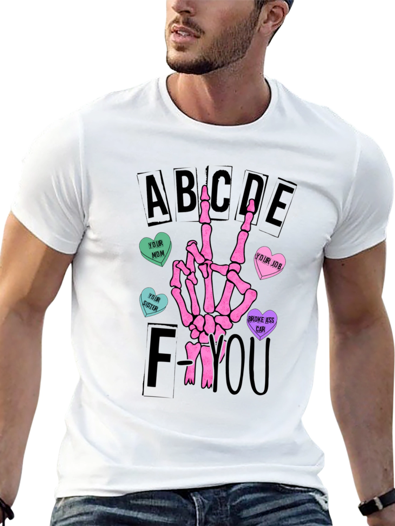 Skeleton Hand Valentines Day T-Shirt