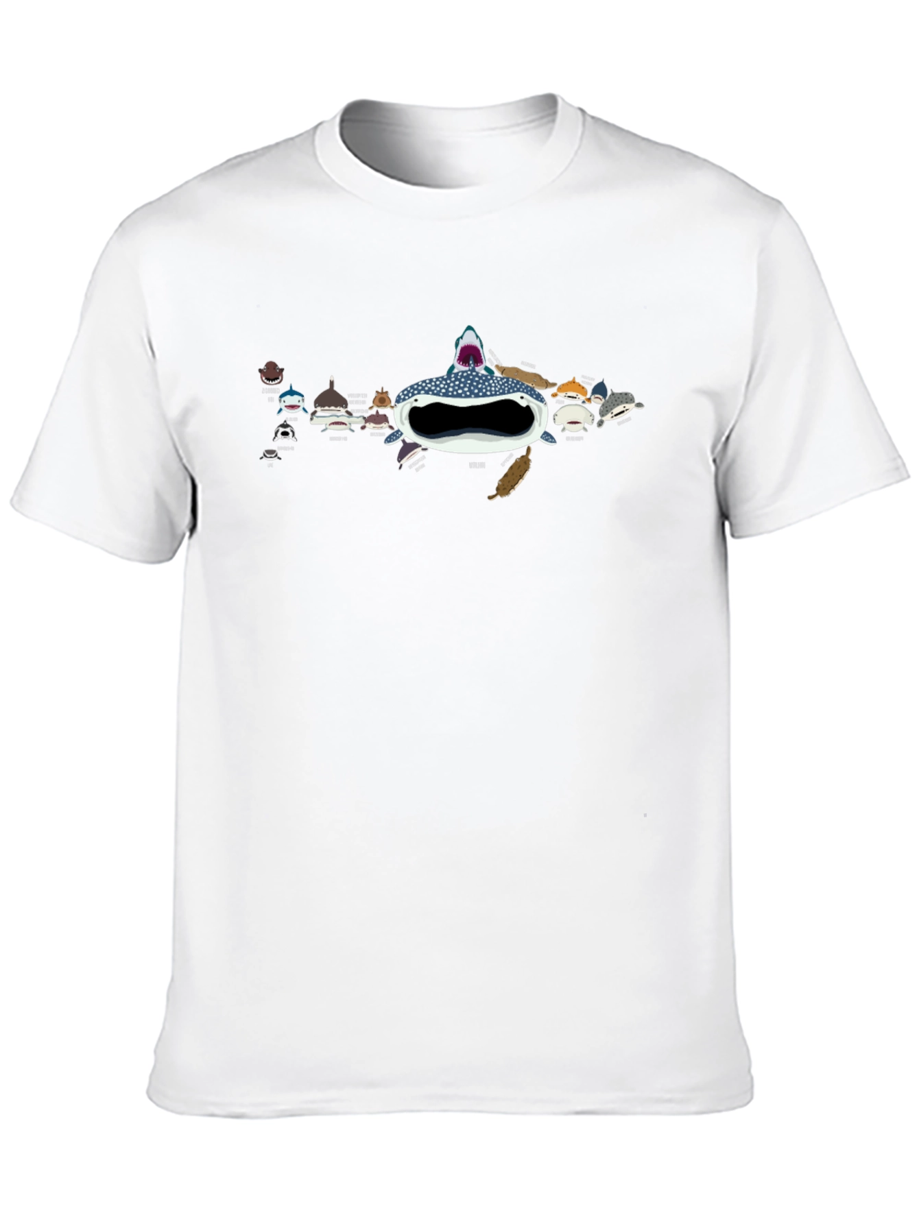 Black Whale Shark T-Shirt - Ocean Lovers Tee