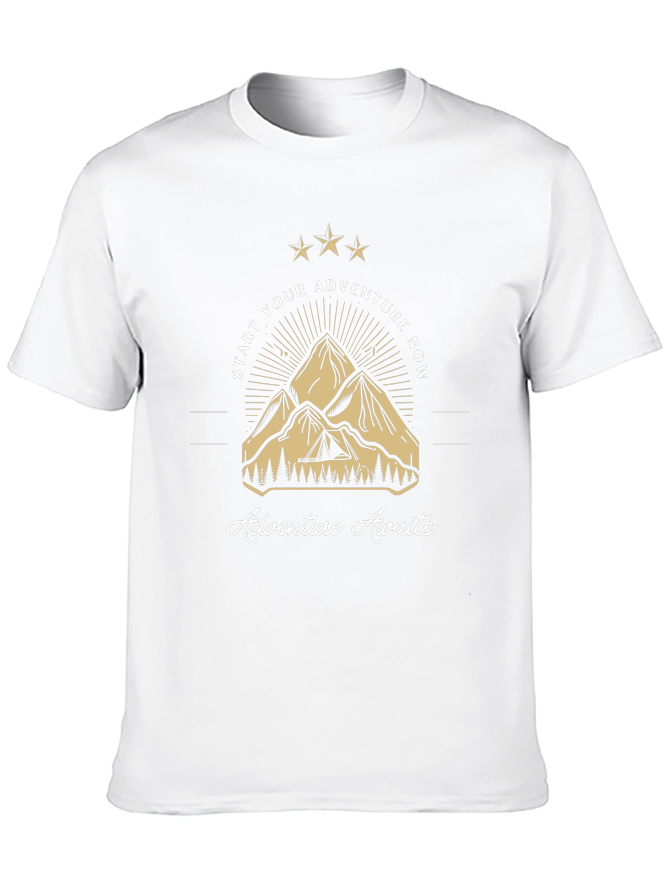 Adventure Awaits Mountain Graphic Tee