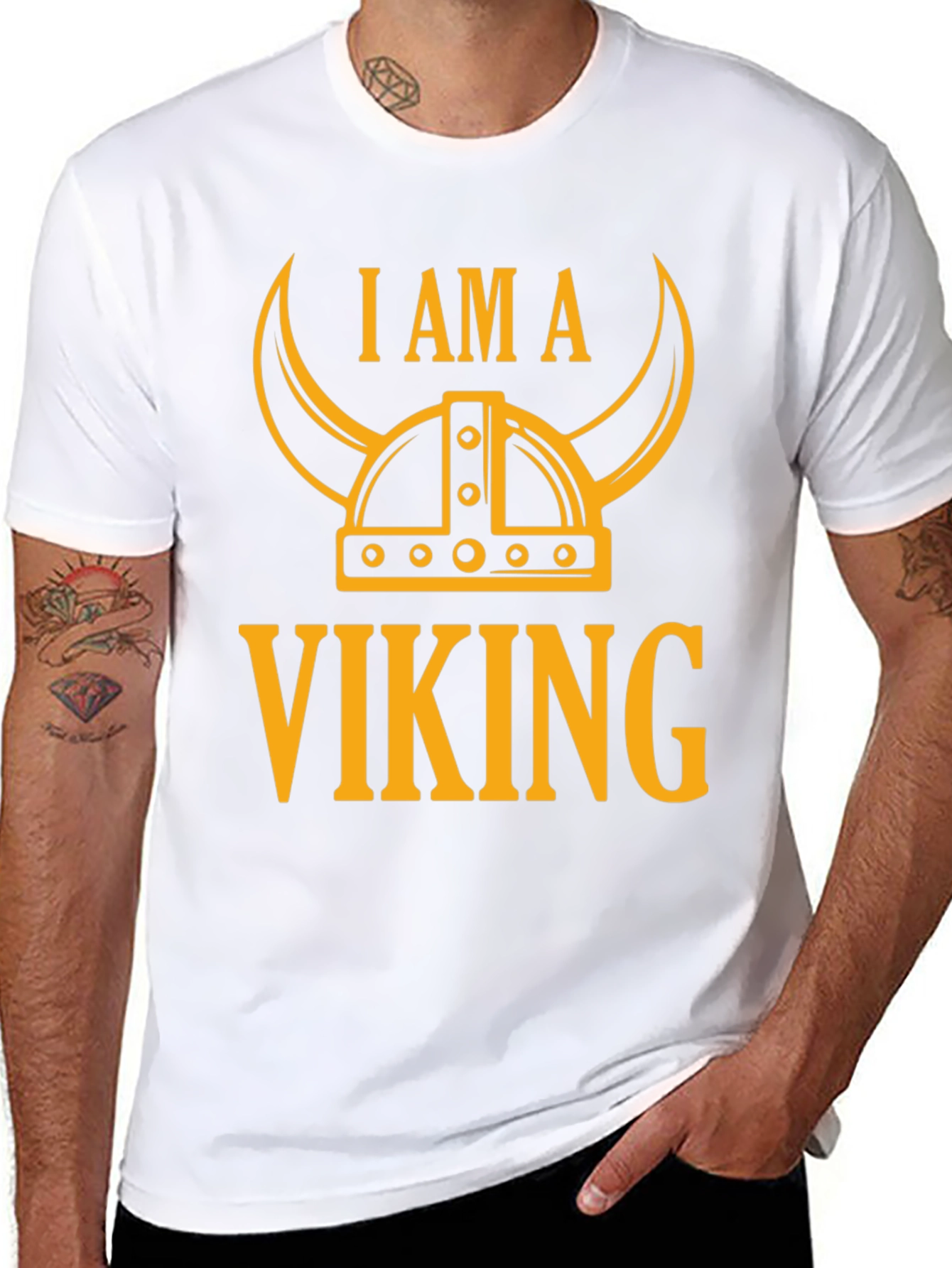 I Am A Viking Graphic Tee - Black T-Shirt