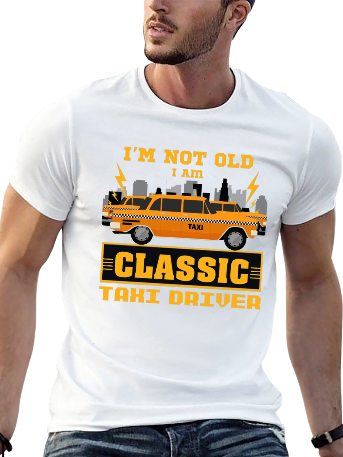 Classic Taxi Driver T-Shirt - Im Not Old