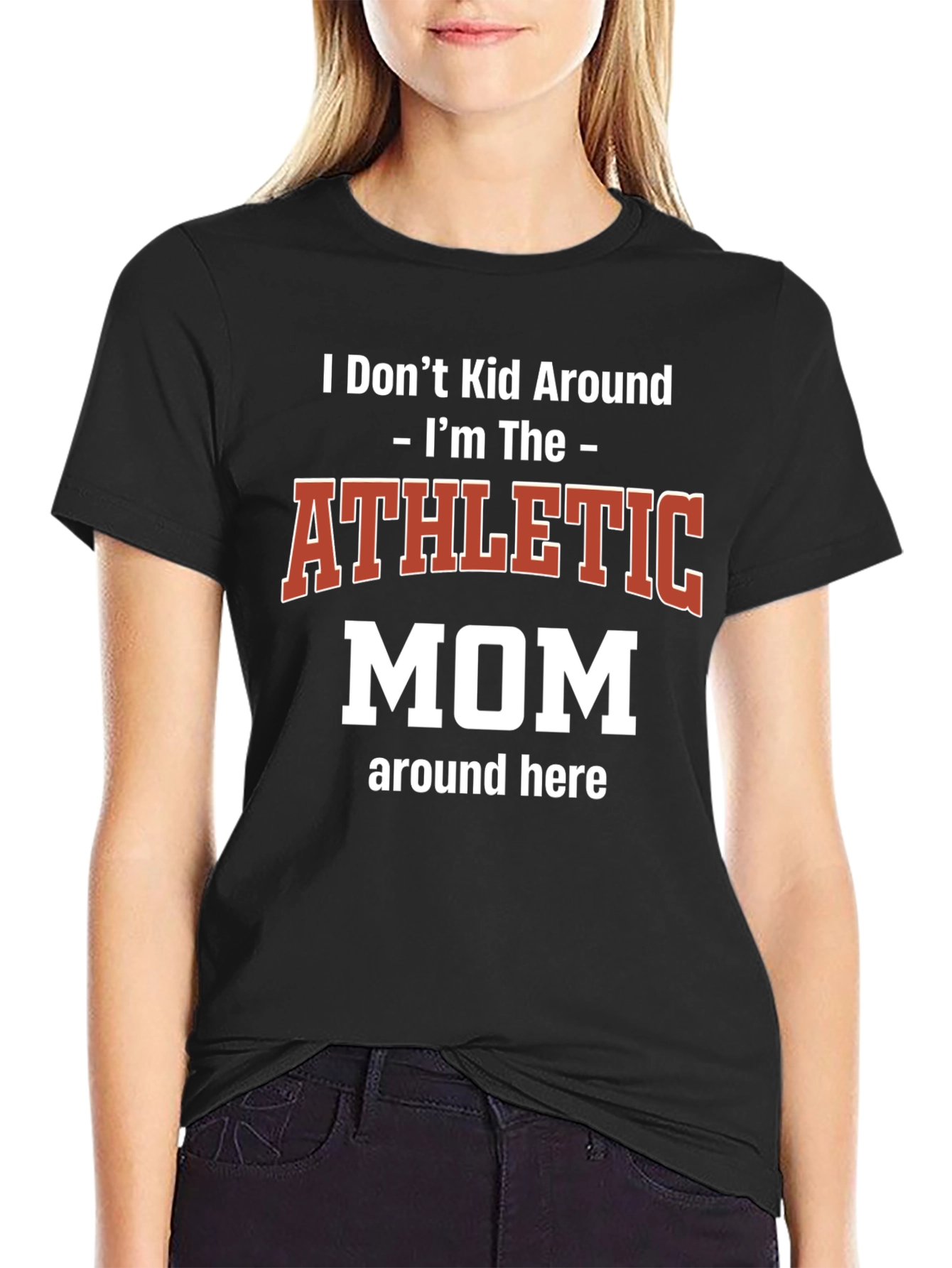 Athletic Mom T-Shirt - Stylish & Comfortable Tee