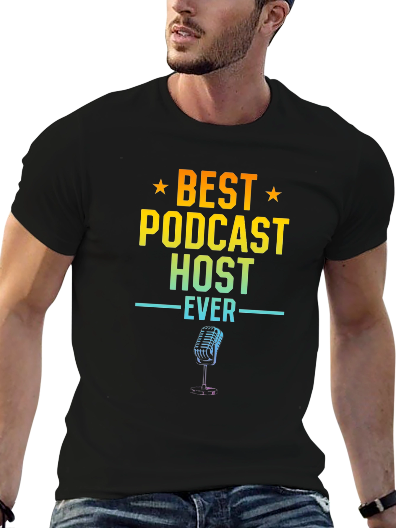 Best Podcast Host Ever Graphic T-Shirt